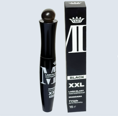 Тушь для ресниц XXL Lash Blast водостойкая, 15 г (черная)